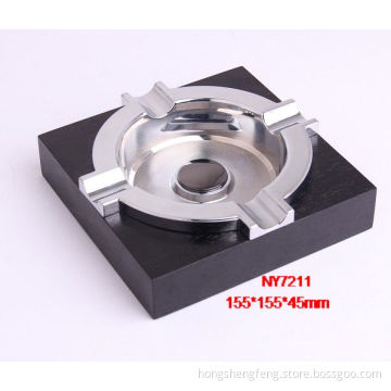 Square Shaped Zinc Alloy Cigar Ashtray